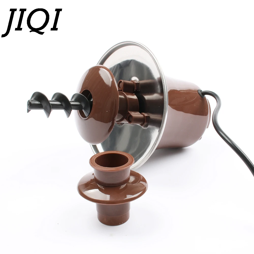 JIQI DIY 3 уровневый Шоколадный фонтан фондю мини ЧОК водопад трехслойный для детей