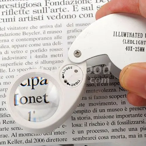 Hot Deal 40x 25mm Jewelers Loupe Magnifier Magnifying Eye Glass | Инструменты