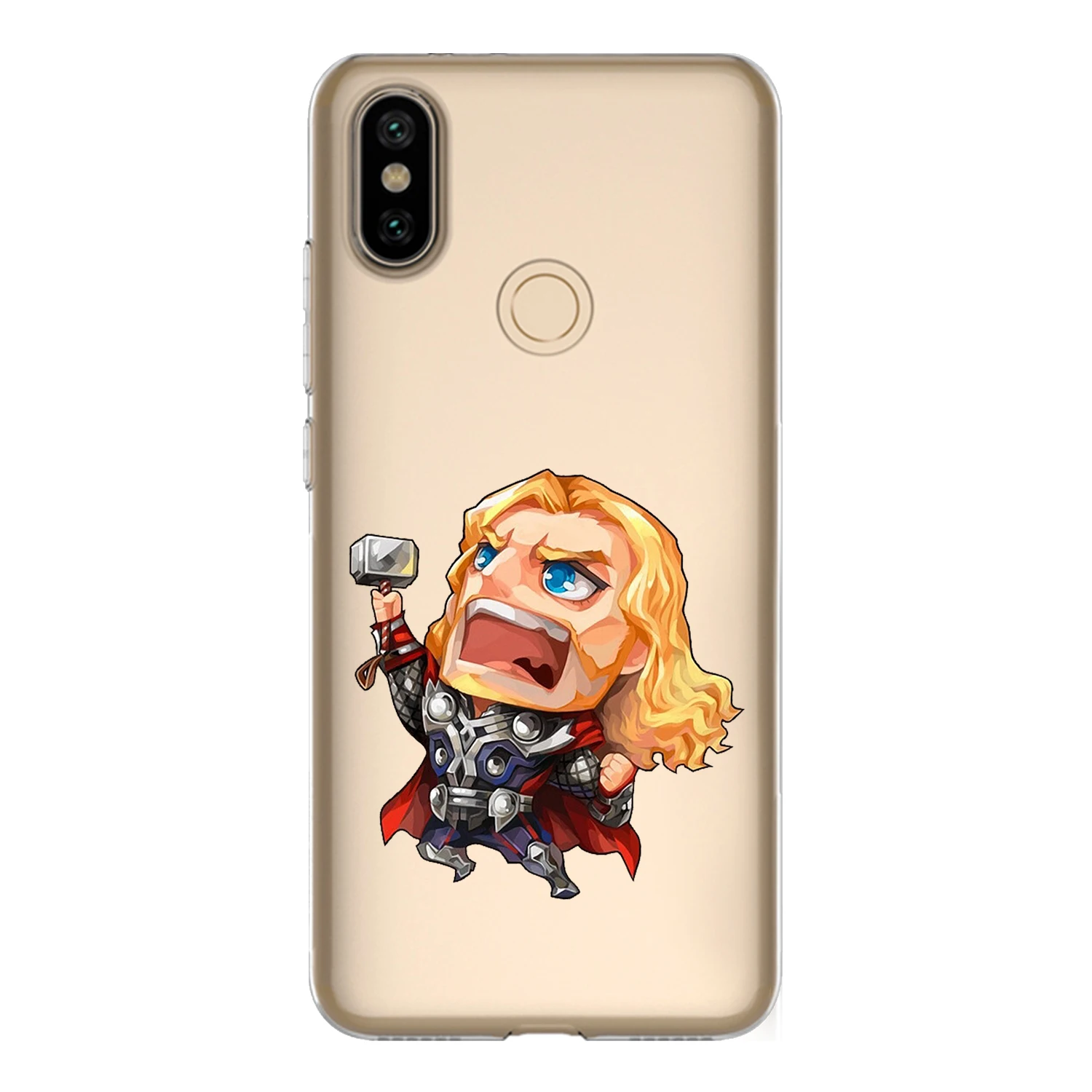Чехол для Xiaomi Mi A2 6X чехол 5 99 дюйма мягкий силиконовый милый мультяшный Железный