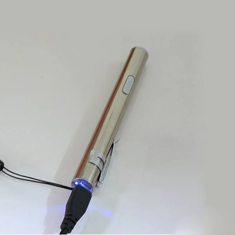 Портативный USB Перезаряжаемый светодиодный фонарик EDC карманный мини из