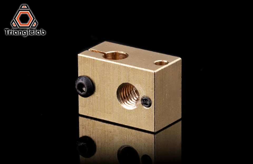 HQ Золотой радиатор v6 медный нагреватель Блок hotend J-нагревательная головка блок теплоотвод сопло для E3D HOTEND для titan экструдер