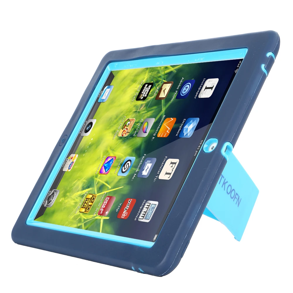 Для ipad 2 3 4 чехол 360 полная защита чехол Подставка для apple ipad 2 3 4 Чехол сверхмощный Гибридный ударопрочный экран пленка+ стилус