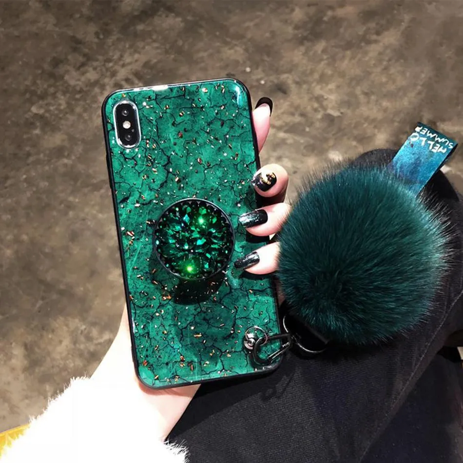 Для Iphone 8 7 Plus X 6 S XS Max XR чехол роскошный золотой фольги под мрамор Блестящий