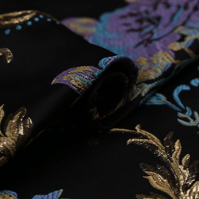 2016 Осенние жаккардовые гобелены во французском стиле модные Сатиновые ткани для