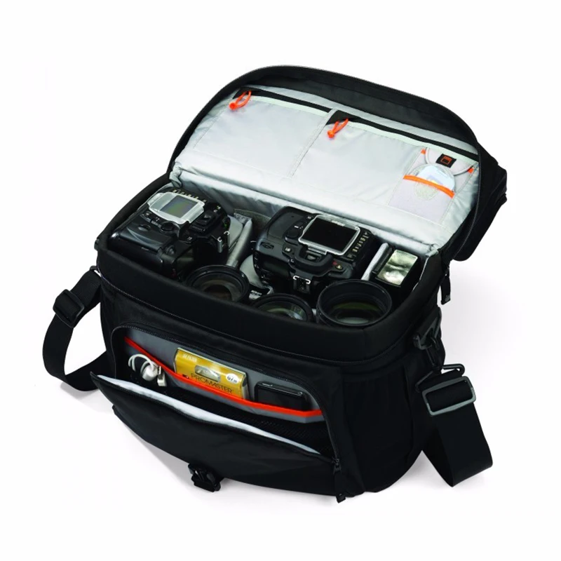 Горячая Распродажа Подлинная Lowepro Nova 200 AW (черный) одного плеча мешок Камера сумка
