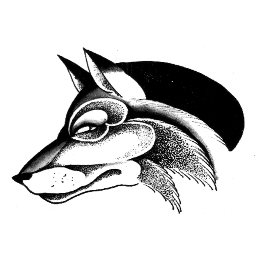 Мужские Водонепроницаемые Временные татуировки God Of Wolf Fenrisulfr поддельные с