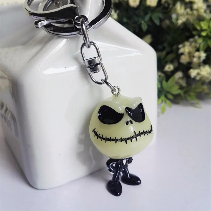 Новинка 2019 мультяшный брелок Eve Skull Jack люминесцентный вокальный кулон для ключей