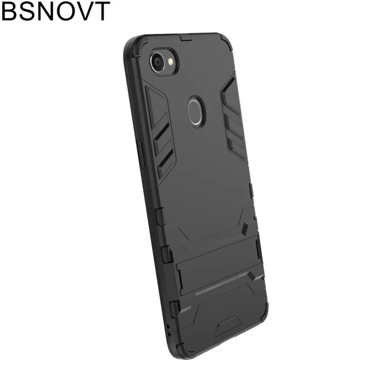 Bsnovt чехол для телефона OPPO F7 из мягкого силикона + Пластик Подставка-чехол