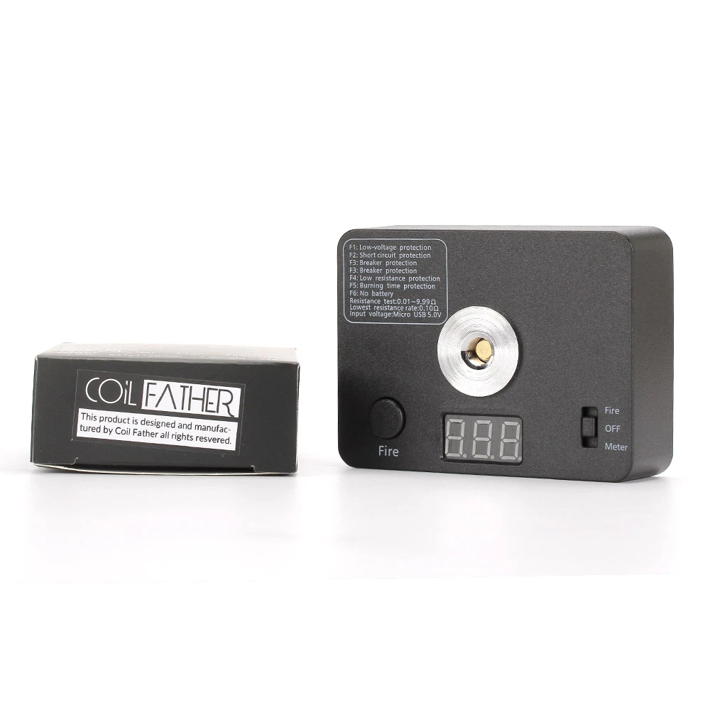 Coil Father Digital 521 Tab Mini V3 Ohm Meter Reader проволочная катушка DIY инструмент для RBA RDA атомайзер