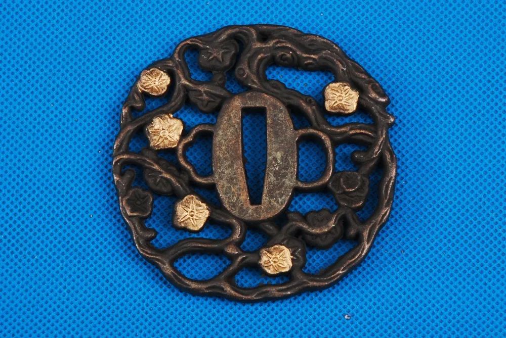 Деликатный Металлический Сплав Tsuba для рук японский самурайский меч катана или