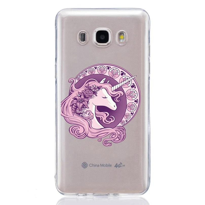 For Samsung Galaxy A3 A5 2016 2017 prime J1 J2 J3 J5 J7 TPU Colorful Soft Unicorn Painted Desig Cover Case Fundas C321 |