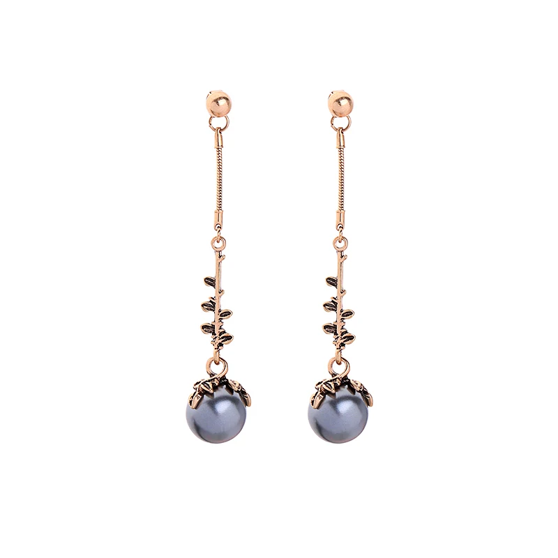 Vintage Gold Color Drop Earrings Imitation Pearls Eardrop For Women Party Gift Fashion Jewelry Shipping | Украшения и аксессуары