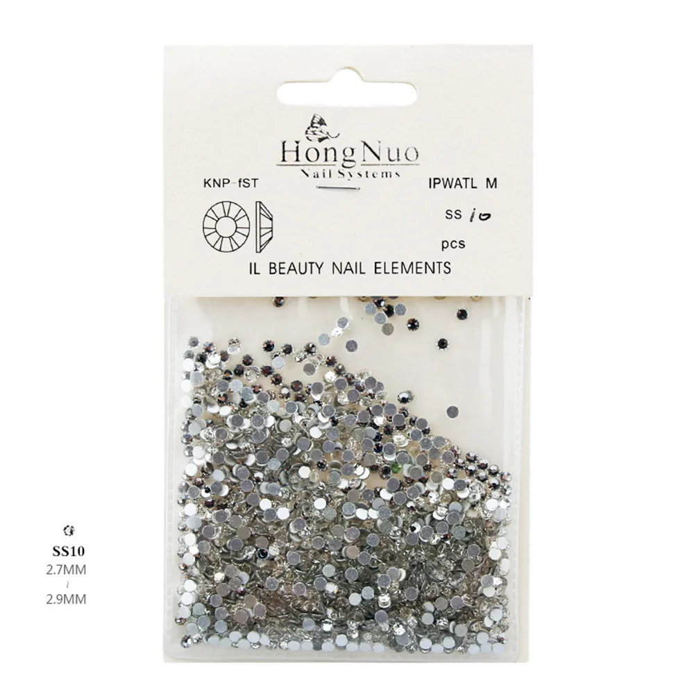 1440 шт./пакет чешский Имитация австрийский бриллиант микро-Кристалл Мини ногтей