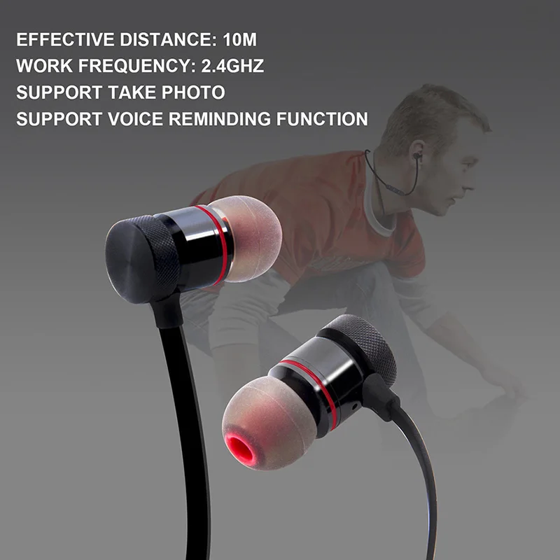 Активные шумоподавления беспроводные Bluetooth наушники спортивные Беспроводная