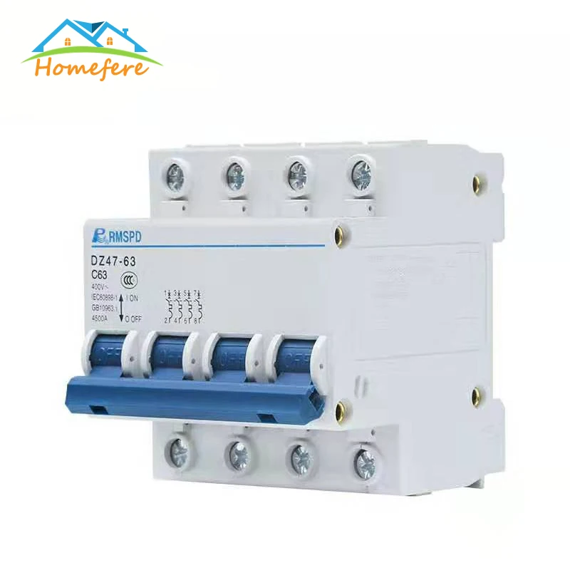 DZ47 63 1P 2P 3P 4P УЗО токовый выключатель 16A 32A 63A мини Чоппер MCB|Автоматические