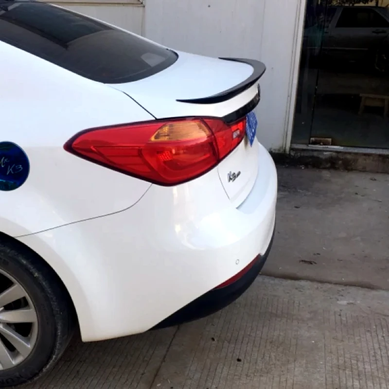 Спойлер для Kia Forte K3 2013 2014 2015 высококачественный задний спойлер из АБС-пластика
