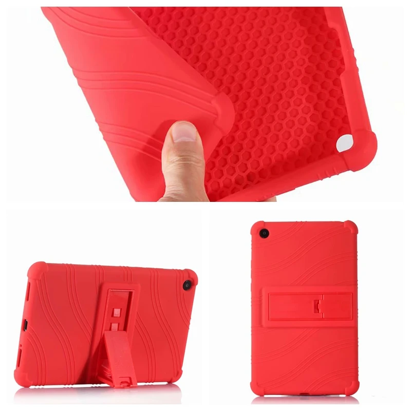 Мягкий Силиконовый ТПУ чехол накладка с подставкой для Xiaomi Mipad4 Mi Pad 4 Mipad Tablet 8