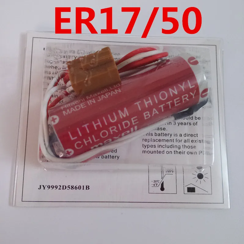 10 шт. абсолютно новый оригинальный ER17/50 3 6 В литиевая батарея PLC промышленная с