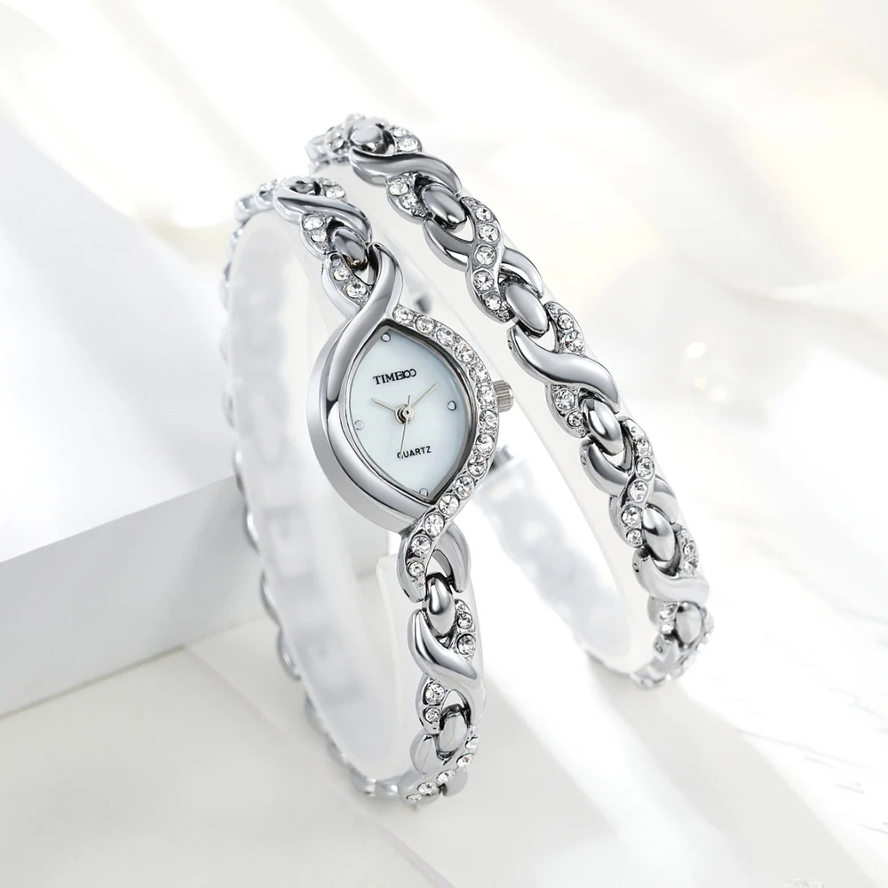 2016 Новый TIME100 Женские Кварцевые Часы Ювелирные Изделия Застежка Циферблат Сплава