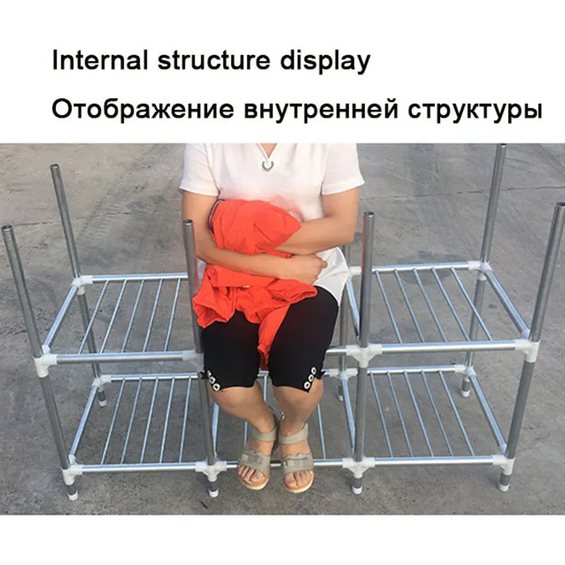 Actionclub 200*45*170 см большой Тканевый шкаф для семейной одежды подвесной хранения