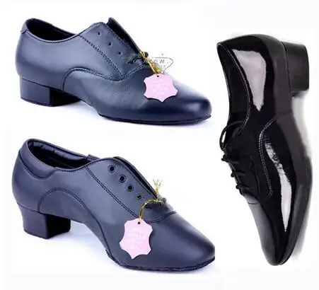 Бесплатная доставка новинка 2017 черные мягкие мужские туфли для