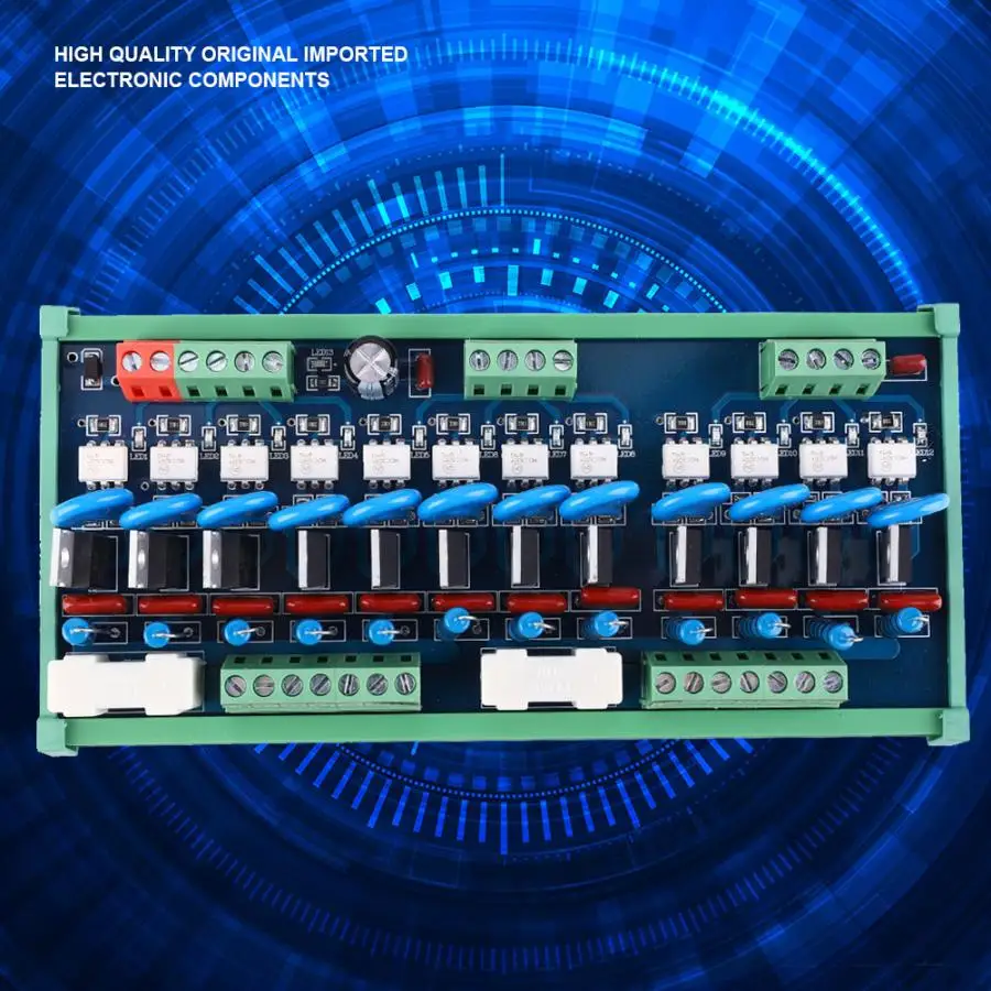 Лабораторный Питание Напряжение регулятор 12-канальный PLC DC усилитель сигнала SCR управляемый кремниевый выпрямитель Выход Мощность доска