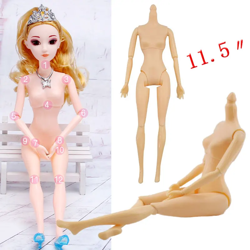 Фигурку эскиз куклы 11 5 дюймов голая кукла средства ухода за кожей игрушка 12 с