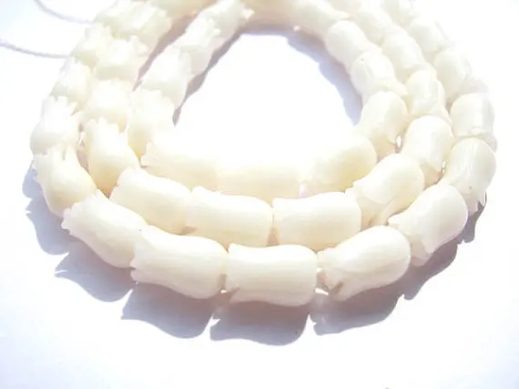 

bulk handmade ocean coral 5x8mm 5strands,tulips flowers florial rose hot red salmon pink white mixed jewelry beads