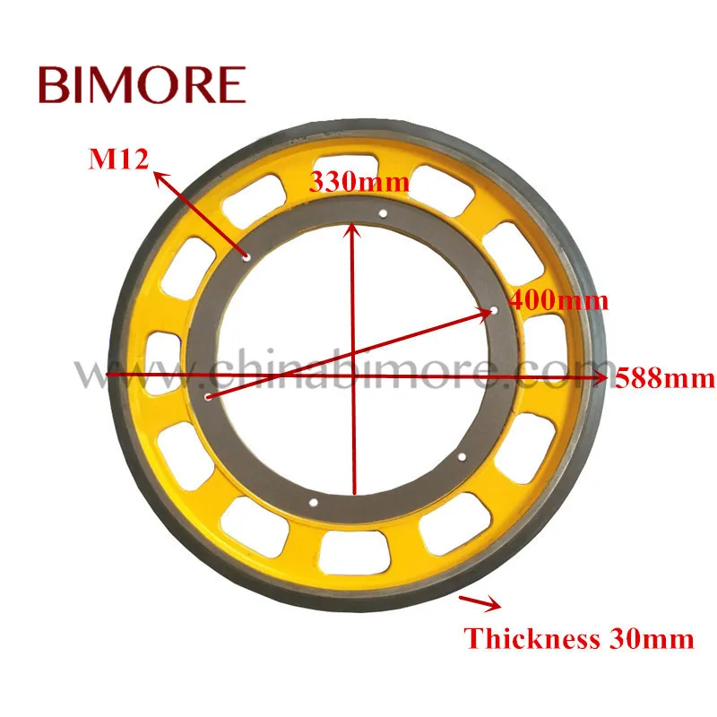 Запасные части эскалатора BIMORE KOFW002 KM5252112G01 KM1353110 фрикционное колесо поручня 588*30*330