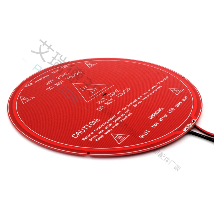 Funssor 220 мм круглая кровать с подогревом MK2Y сварка округленным диаметром PCB Горячая