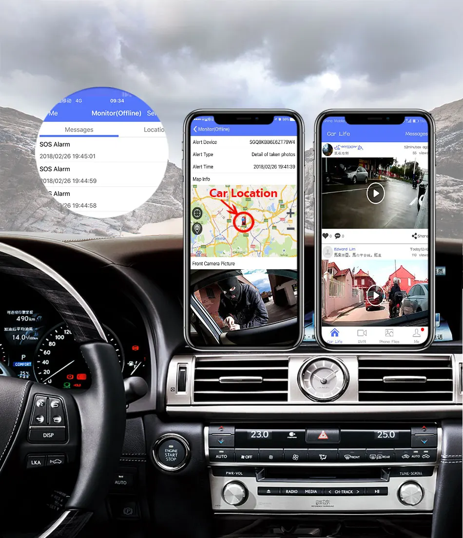 Автомобильный видеорегистратор ANSTAR E98, 4G, Android, не встроенная батарея, камера 8 дюймов, зеркало заднего вида, камера, GPS, ADAS, зеркальный видеорегистратор, видеорегистратор