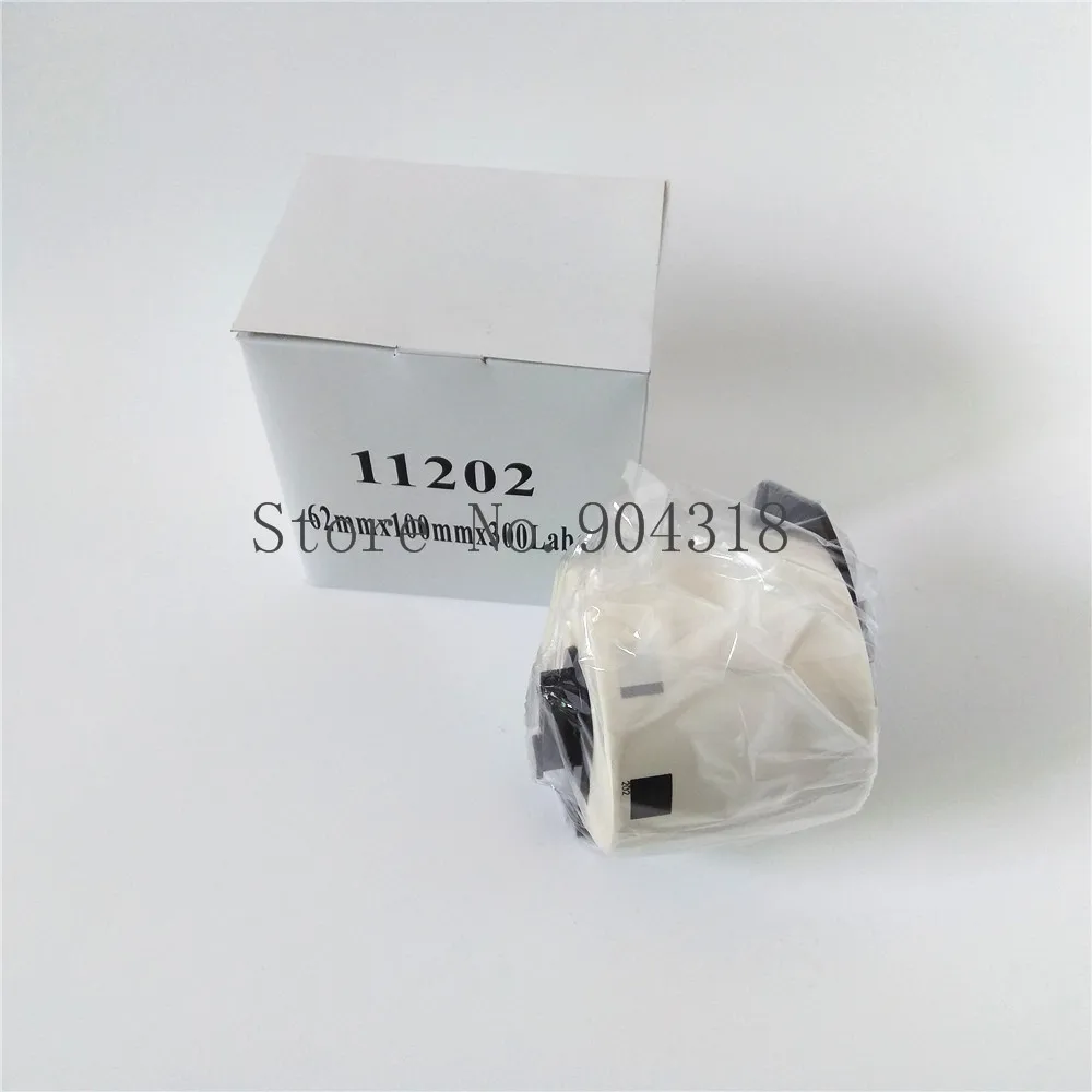 Совместимые Этикетки Brother DK 11202 20 x рулонов 62 мм 100 2 3/7 ''x 4'' 1202 принтер для