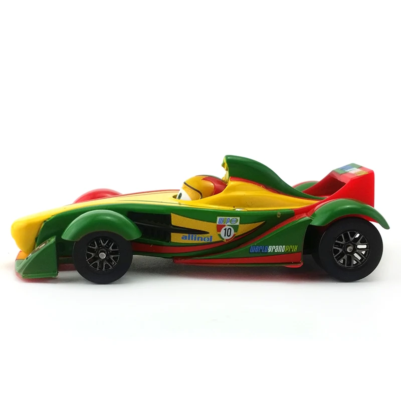 Disney Pixar Cars 2 No.10 Rip Clutchgoneski металлическая литая под давлением игрушечная машина 1:55