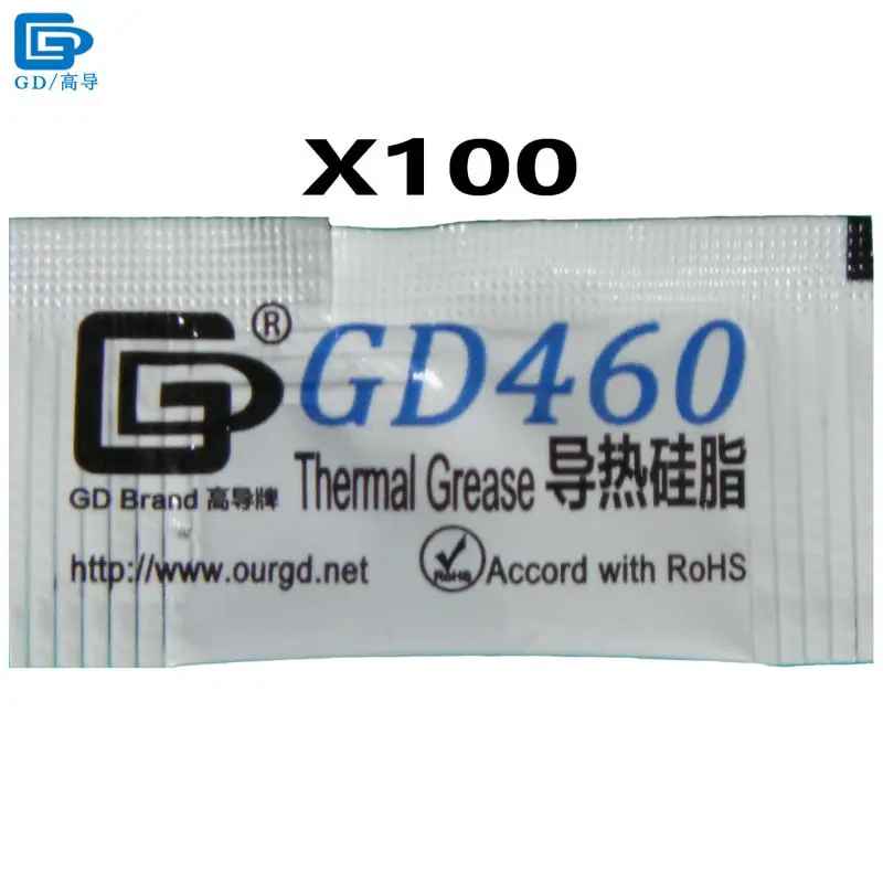 GD бренд Термальность Проводная силиконовая смазка GD460 компаунд 100 шт. чистая Вес 0