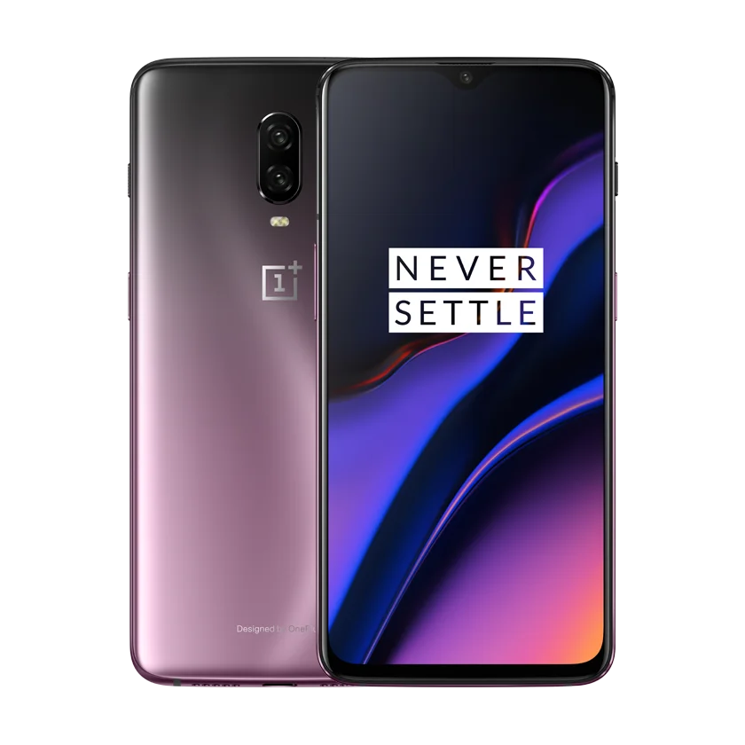 Глобальная ПЗУ 6,4" полный экран Oneplus 6T Snapdrago 845 экран отпечаток пальца 8 ГБ ОЗУ 128 Гб ПЗУ две sim-карты Oneplus6T распознавание лица