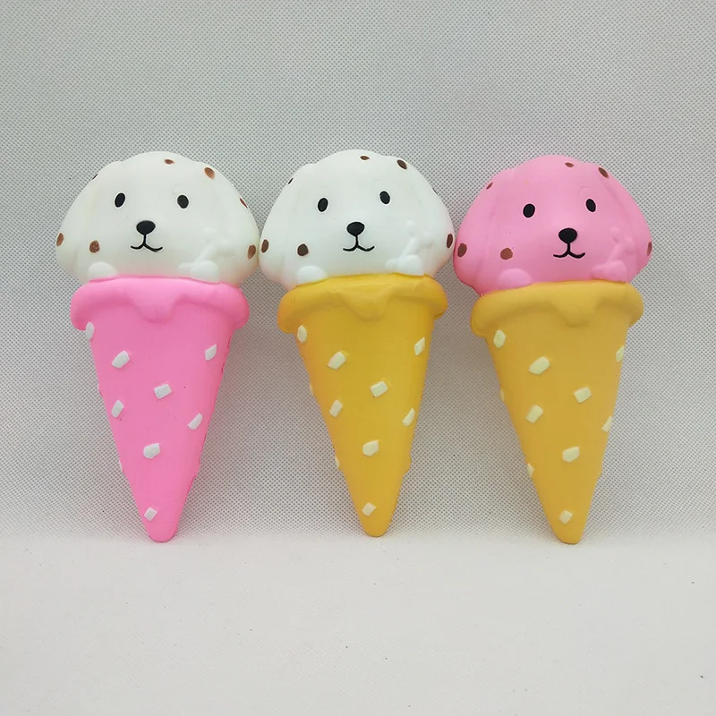 squish Slow Rising Kawaii Ice Cream Dog Toys For Kid Squishy Soft Animal Squeeze Toy Children anti-stress | Игрушки и хобби