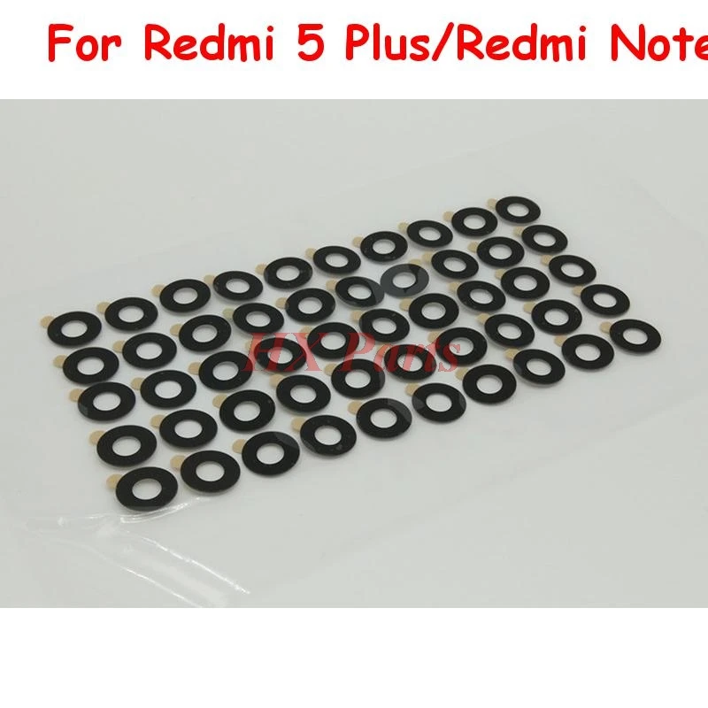 2 шт. задняя камера стеклянная линза для Xiaomi Redmi 5 Plus P Основная крышка Запасные