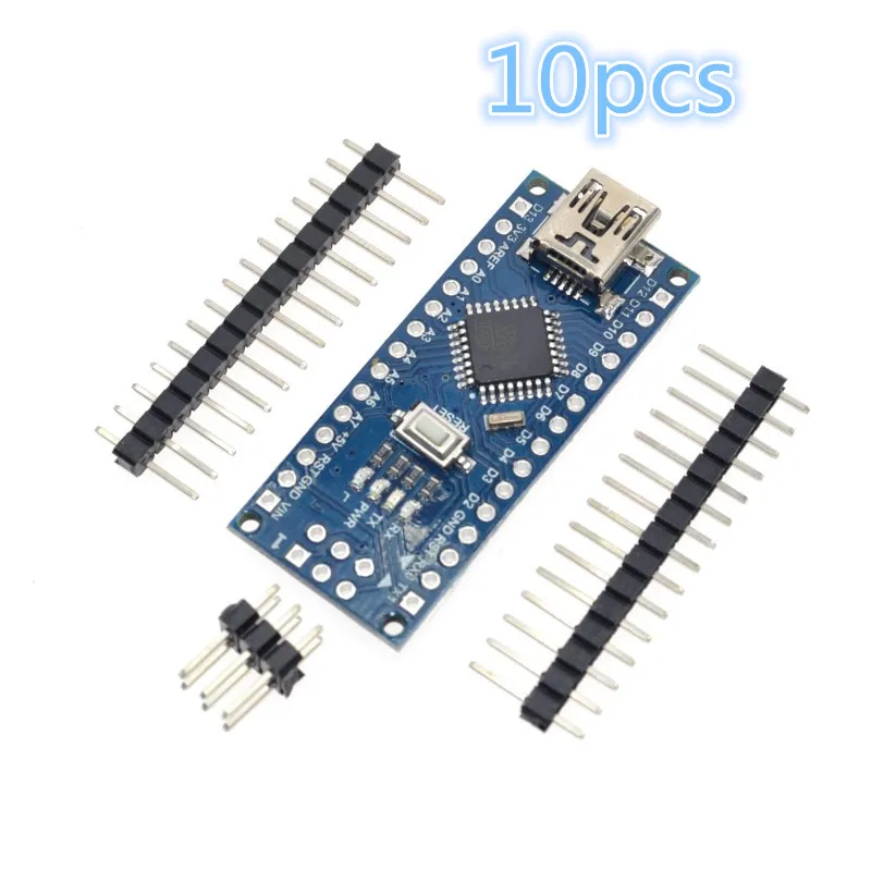 

With the bootloader 10pcs/lot Nano 3.0 controller compatible for arduino nano CH340 USB driver NO CABLE
