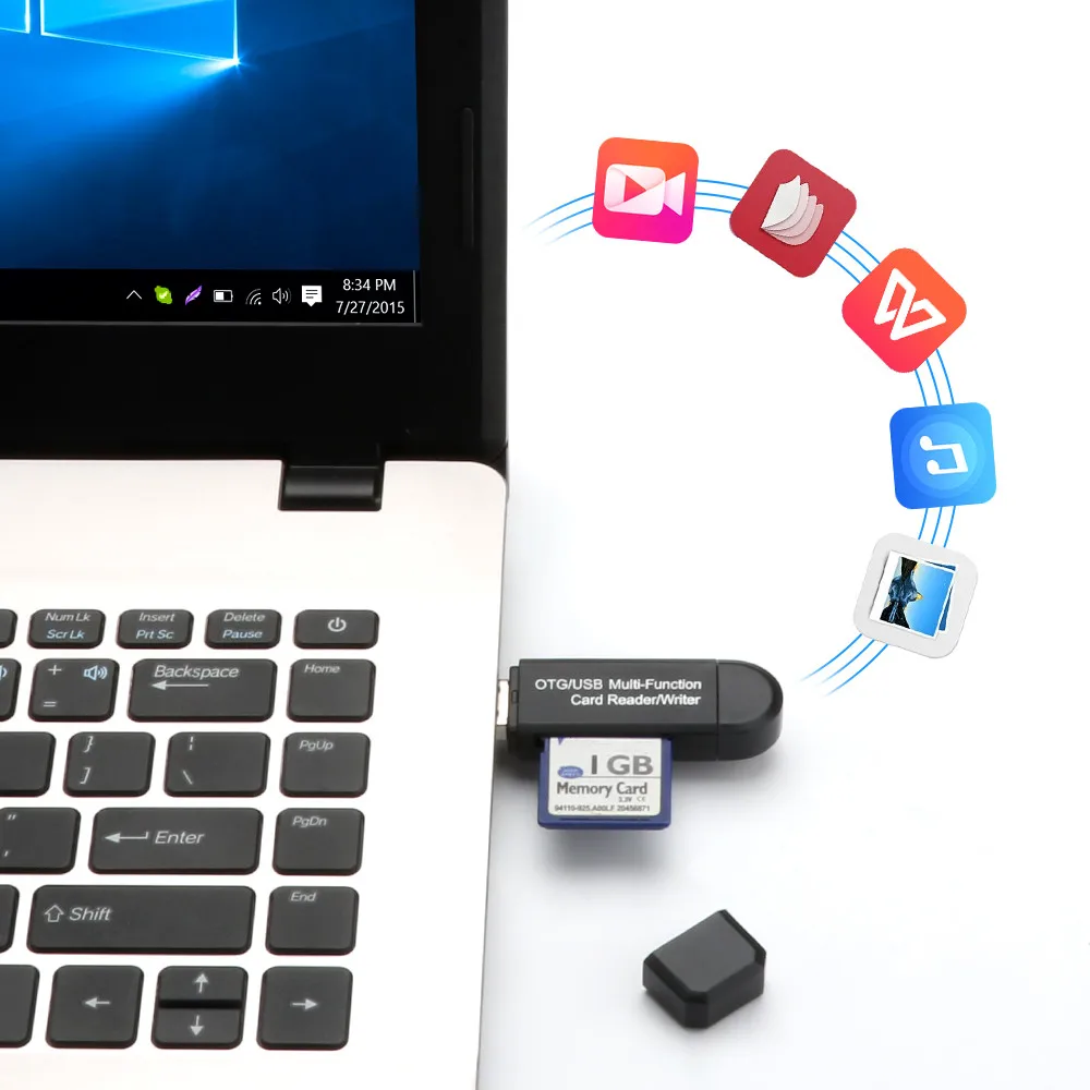 Многофункциональный картридер OTG Card Reader USB 2 0 Мирко карты для Micro SD/TF SD Android телефон