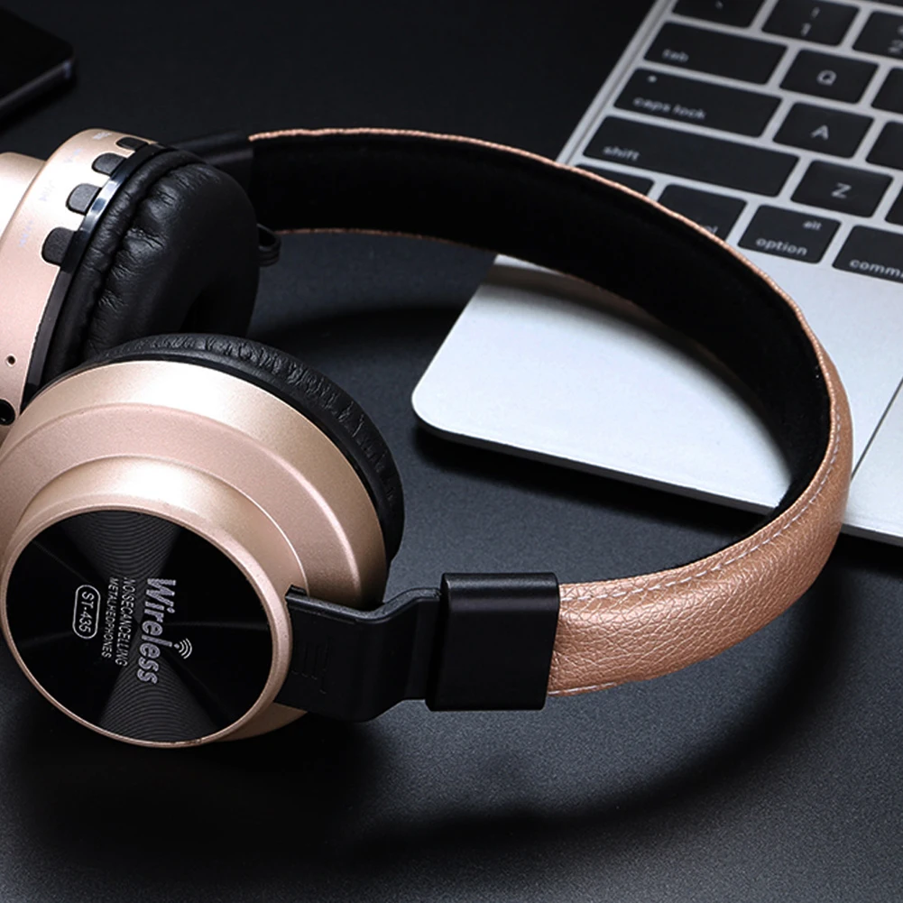 Складные беспроводные наушники Bluetooth 5,0, Накладные наушники, стерео, Спортивная гарнитура, игровая гарнитура, снижающие шум, наушники, наушники, TF карта