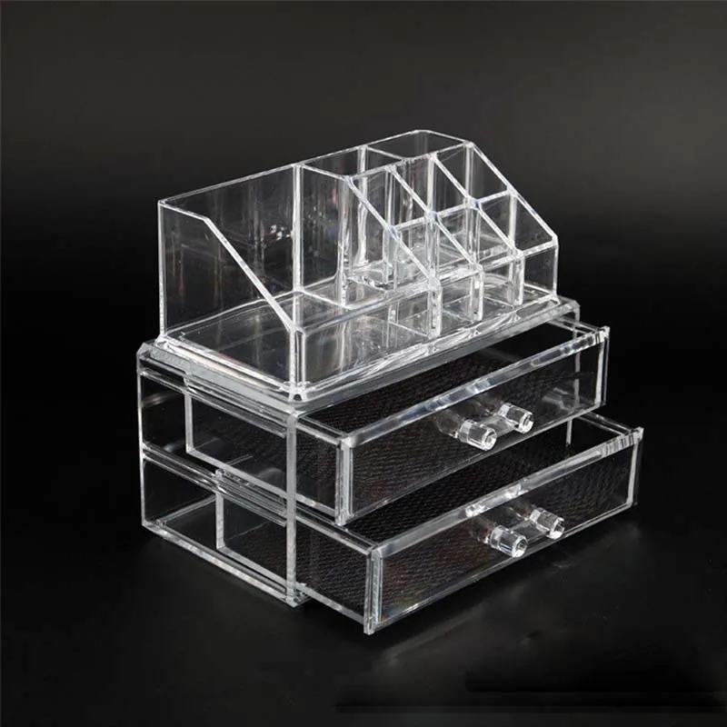 Пылезащитный пластиковый чехол с 2 ящиками для хранения ювелирных изделий сезон