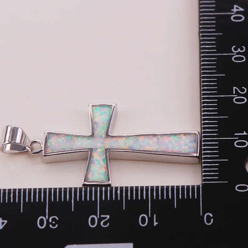 Белый огненный опал серебро 925 пробы модные ювелирные изделия кулон P130|pendant