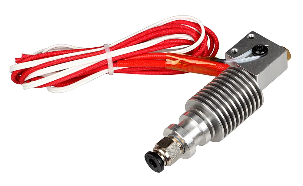 XCR3D 3D-принтеры экструдер Запчасти вулкан V6 hotend большой диаметр сопла 1,75 мм/0,6 0,8 1,0 1,2 мм 12 V/24 V