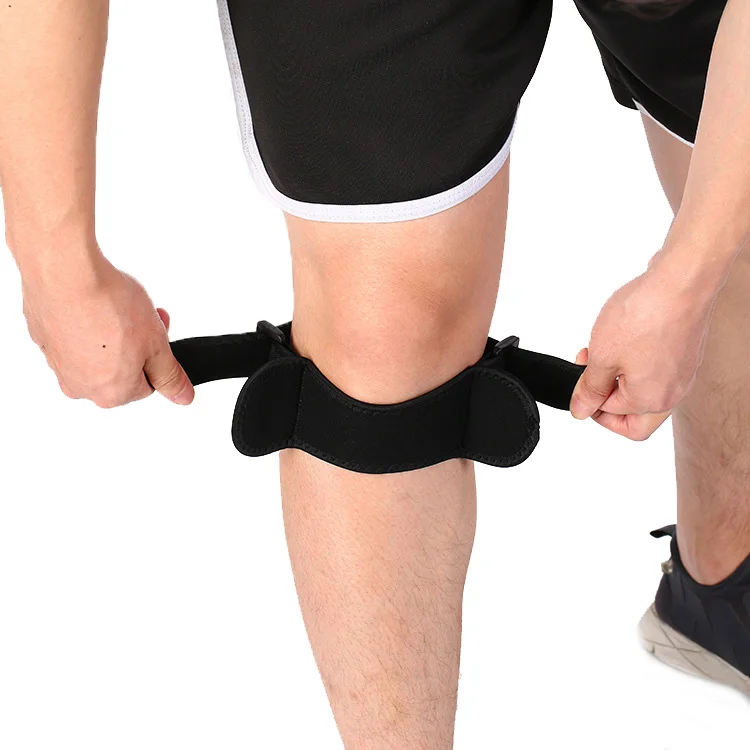 1 шт. регулируемое колено Patellar поддержка для сухожилий ремень тренажерный зал