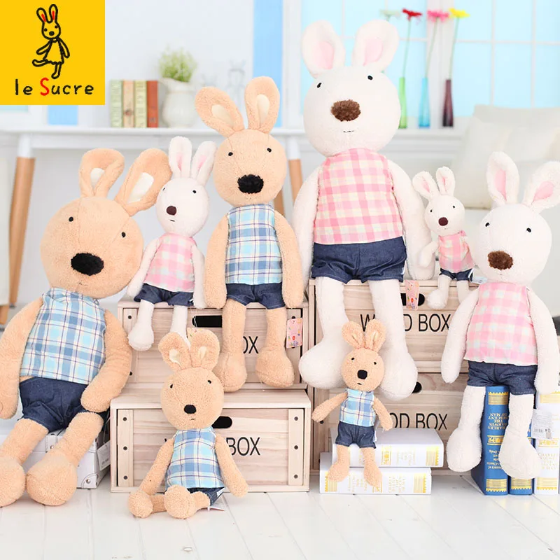 Бесплатная доставка 30/45/60/90 см Kawaii Le Sucre кролик плюшевая кукла мягкая игрушка для