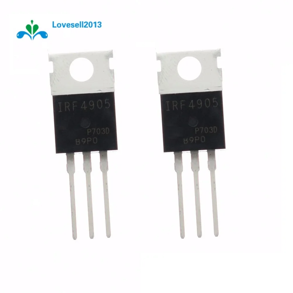 

2Pcs P-MOS IRF4905 IRF 4905 Transistor TO-220AB WC