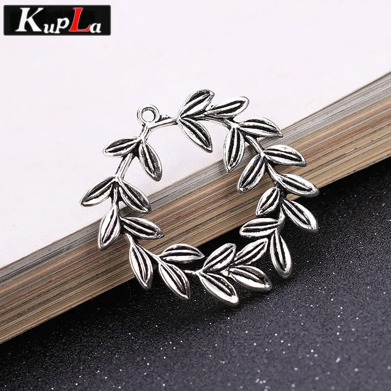 Vintage Silver Circle Branch Charms for Jewelry Making DIY Metal Fashion Handmade Peace Tree Pendant | Украшения и аксессуары