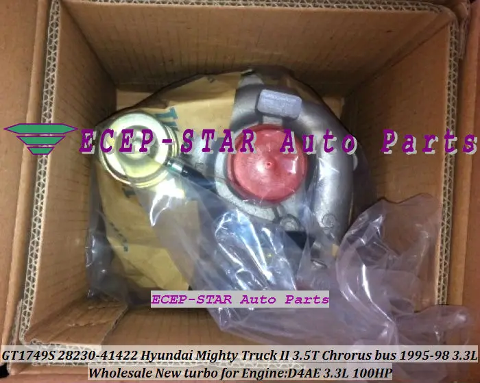GT1749S 471037-0001 28230-41421 471037 Турбокомпрессор Для Hyundai Mighty Truck II 3 5 T Chrorus Bus 1995-98 D4AE 3.3L 100HP |