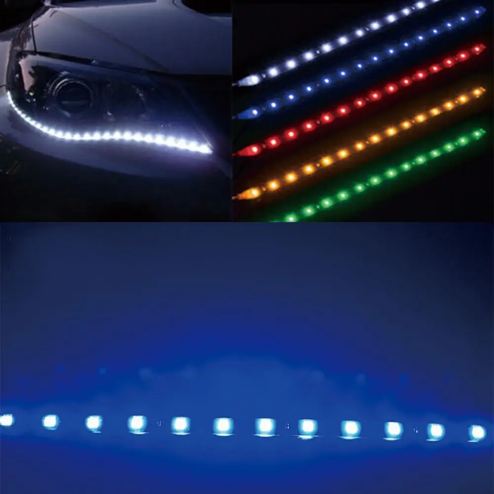 2 шт. водонепроницаемые светодиодные ленсветильник 30 см 5050 SMD 12