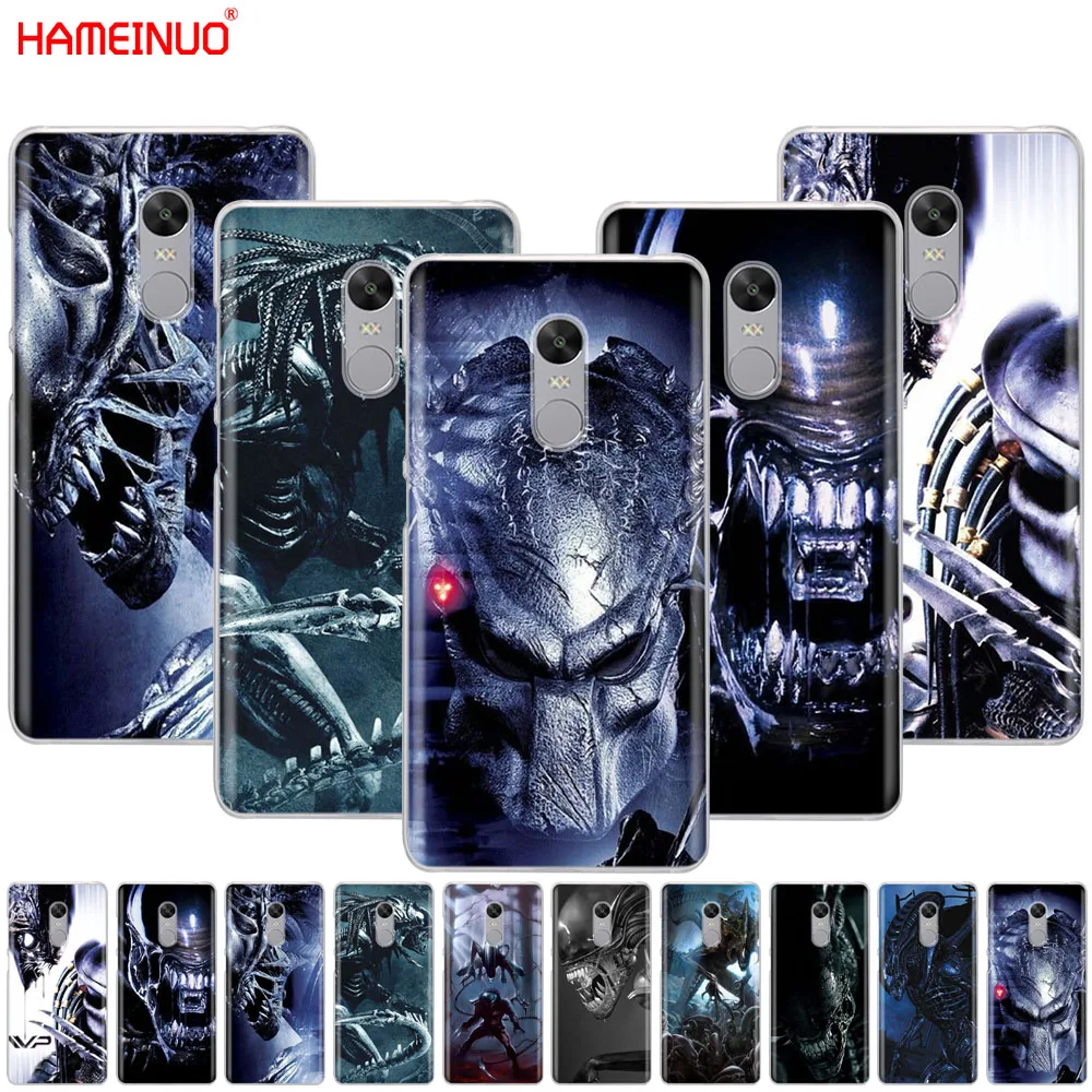 HAMEINUO Alien vs Predator крутой чехол для телефона Xiaomi redmi 5 4 1 1s 2 3 3s pro PLUS note 4X 4A 5A|Бамперы| |